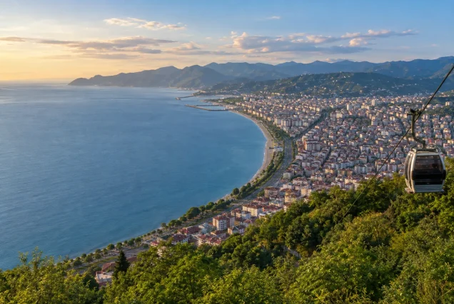 Ordu Boztepe – şehir, deniz ve teleferik hattı