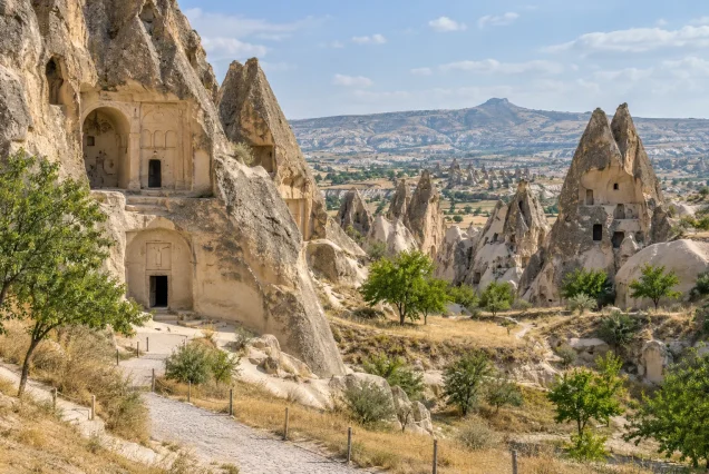 Göreme Açık Hava Müzesi – kaya kiliseleri panoraması